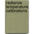 Radiance Temperature Calibrations