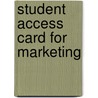 Student Access Card for Marketing door Phillip Kotler