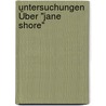 Untersuchungen Über "Jane Shore" door Willy Budig