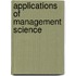 Applications Of Management Science