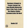 Business Schools In France: Insead door Books Llc