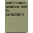 Continuous Assessment in Swaziland