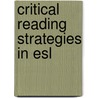 Critical Reading Strategies In Esl by Ainon Jariah Muhamad