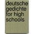 Deutsche Gedichte for High Schools