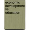 Economic development vs. education door Esteban Dalehite