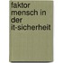 Faktor Mensch In Der It-sicherheit