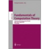 Fundamentals of Computation Theory door R. Freivalds