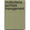 Multicriteria Portfolio Management door Theodore Krintas