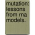 Mutation: Lessons From Rna Models.