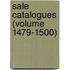 Sale Catalogues (Volume 1479-1500)