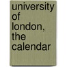 University of London, the Calendar door Books Group