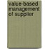 Value-Based Management of Supplier