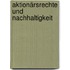 Aktionärsrechte Und Nachhaltigkeit