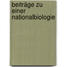 Beiträge zu einer Nationalbiologie door Wilhelm Schallmayer