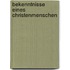Bekenntnisse eines Christenmenschen