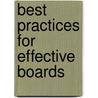 Best Practices for Effective Boards door E. Lebron Fairbanks