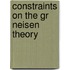 Constraints on the Gr Neisen Theory
