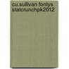 Cu.Sullivan Fontys Statcrunchpk2012 by J.C.M. Verhoosel