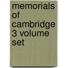 Memorials of Cambridge 3 Volume Set door Charles Henry Cooper