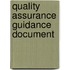 Quality Assurance Guidance Document