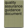 Quality Assurance Guidance Document by United States Government