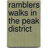 Ramblers Walks in the Peak District door Collins Ramblers