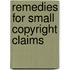 Remedies for Small Copyright Claims