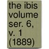 The Ibis Volume Ser. 6, V. 1 (1889)