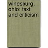 Winesburg, Ohio: Text and Criticism door Sherwood Anderson