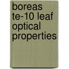Boreas Te-10 Leaf Optical Properties door United States Government