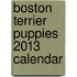 Boston Terrier Puppies 2013 Calendar
