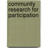 Community Research For Participation door Lisa Goodson