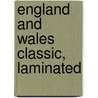England and Wales Classic, Laminated door National Geographic Maps
