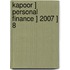 Kapoor ] Personal Finance ] 2007 ] 8