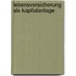 Lebensversicherung Als Kapitalanlage