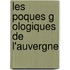 Les Poques G Ologiques de L'Auvergne
