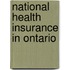 National Health Insurance in Ontario