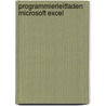 Programmierleitfaden Microsoft Excel door Dieter Peters