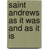 Saint Andrews As It Was And As It Is