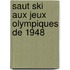 Saut Ski Aux Jeux Olympiques De 1948