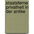 Staatsferne Privatheit in der Antike