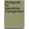 Studyguide For Operations Management door Roberta (Robin) Russell