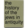 The History of the Jews in Antiquity door Peter Schafer