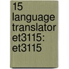 15 Language Translator Et3115: Et3115 door Kazuo Yamagami