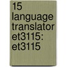 15 Language Translator Et3115: Et3115 by Kazuo Yamagami