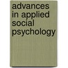 Advances In Applied Social Psychology by Robert F. Kidd