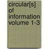 Circular[s] of Information Volume 1-3 door United States Office of Education