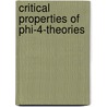 Critical Properties of Phi-4-Theories door Hagen Kleinart