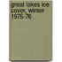 Great Lakes Ice Cover, Winter 1975-76