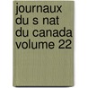 Journaux Du S Nat Du Canada Volume 22 door Canada Parliament Senate